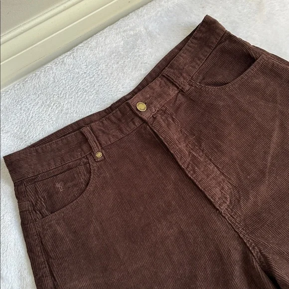 Thrills Womens Organic Cotton Preppy Corduroy High Waist Boho‎ Granola Shorts 10 - Picture 3 of 10
